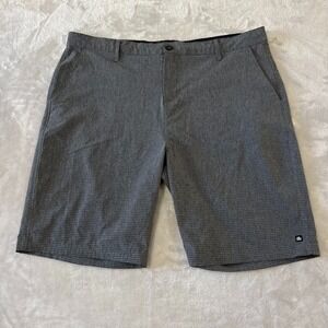 Men's Micros Gray‎ Flat Front Golf Casual Shorts Size 38